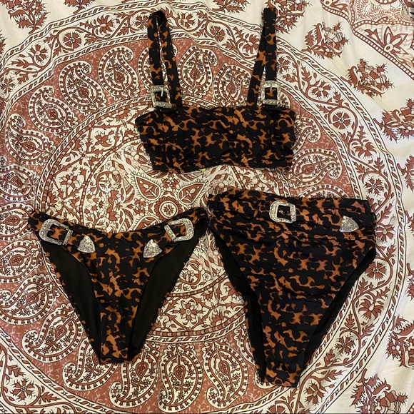 Beach Riot Other - Southmoon Under: Tortoise print bikini
